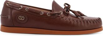 Valentino Garavani Palm Avenue Leather Loafers-Uomo