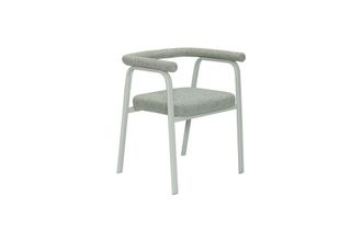 H&uuml;bsch Silla de metal verde