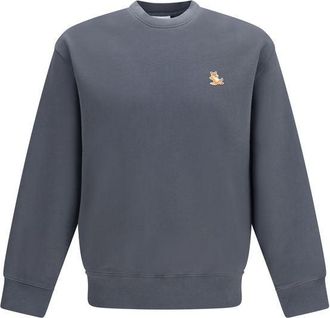 Maison Kitsun&eacute; Grijze sweater van biologisch katoen
