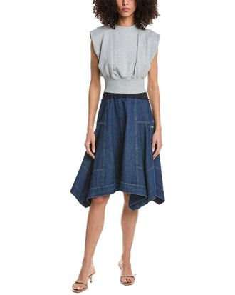 3.1 Phillip Lim Sleeveless French Terry Dress