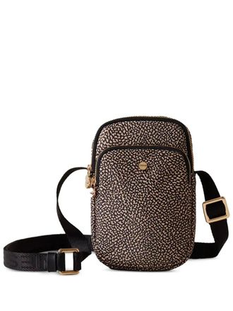 Borbonese Telefoonhoesje met ritssluiting - Bruin