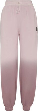 Plein Sport Broeken, Dames, Paars, XL, Katoen, Oversize Jogging Pants Degrade