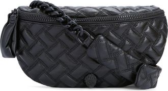 Kurt Geiger Kensington Drench Leather Belt Bag in Black at Nordstrom