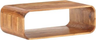 vidaXL Mesa De Centro De Madera Maciza De Acacia 90x50x30 Cm Vidaxl