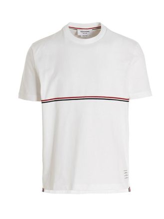 Thom Browne White Crew Neck T-Shirt