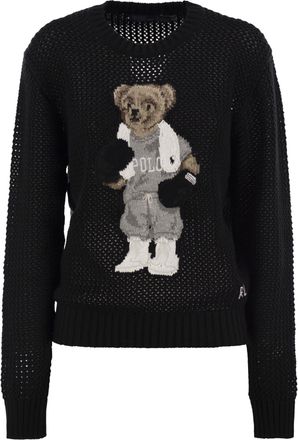 Polo Ralph Lauren Bear Cotton Crew Neck Polo Shirt