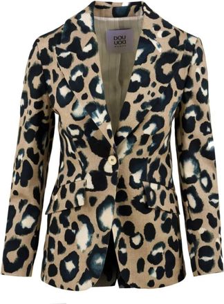 Douuod Schilderstijl Jassen voor Vrouwen - Dames - Blazers - Veelkleurig - XS - Jassen