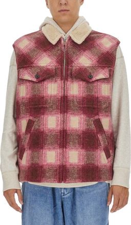 Isabel Marant Plaid Checked Zip-up Gilet