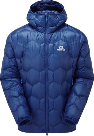 Mountain Equipment Mens Xenith Hooded Down Jacket Blue XXL