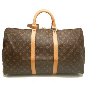 Louis Vuitton Brown Monogram Boston Bag (Pre-Owned)