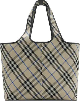 Burberry Medium Check Tote Bag