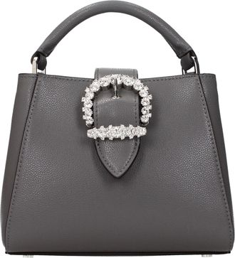 Jimmy Choo London Gray Leather Womens Handbag