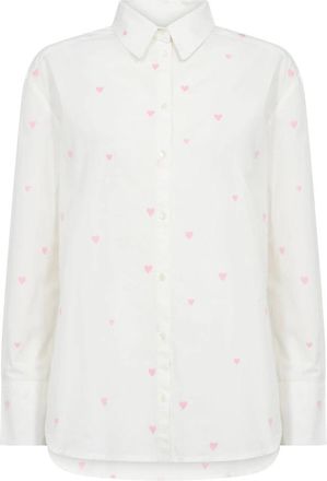 Saint Tropez Dianne SZ Shirt - Dames - Overhemden - Wit - S - Overhemden