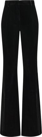 Etro Wijde broek - Dames - Wijde Broeken - Zwart - S - Katoen - Broeken