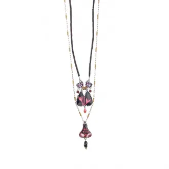 Ayala Bar Womens Milobra Necklace In Rose Clay