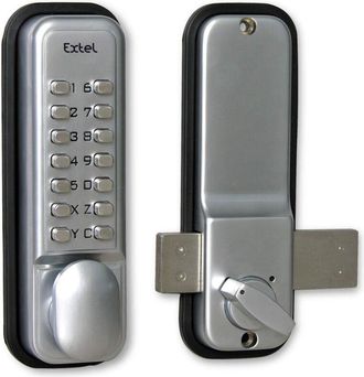 EXTEL Serratura meccanica per porte interne 35-60 mm - apertura destra o sinistra - Extel - 109057