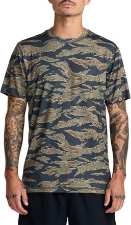 Rvca Sport Vent Graphic T-Shirt in Tiger Camo at Nordstrom, Size Xx-Large