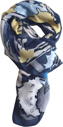 Kenzo Veelkleurige Pashmina Stola Modalmix - Dames - Sjaals - Veelkleurig - ONE Size - Linnen - Accessoires