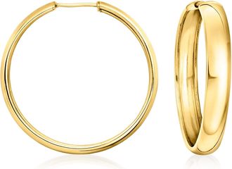 Ross-Simons 18kt Gold Over Sterling Endless Hoop Earrings