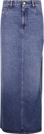 Coperni Short Skirts - Dames - Spijkerrokken - Blauw - S - Rokken