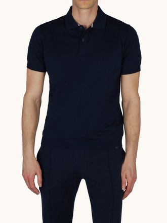 Paul & Shark Blue Polo Bottoni Classic Cotton Polo