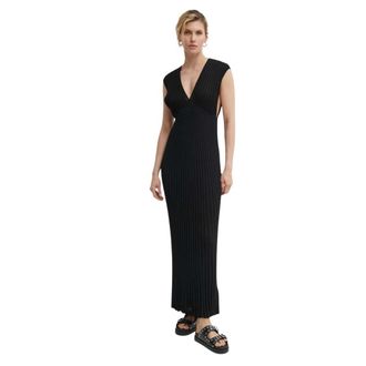 Gestuz Maxi Jurk - Dames - Maxi kleedjes - Zwart - XS - Kleedjes