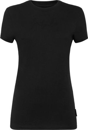 Philipp Plein Pure Fit T-Shirt Fatale - Dames - T-shirts - Zwart - XS - Katoen - Tops
