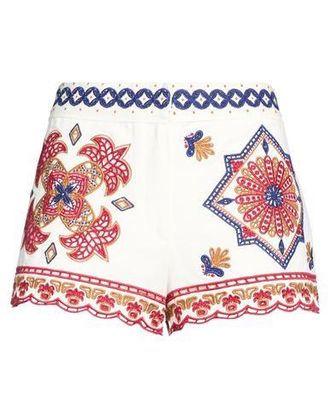 Farm Rio OFF-WHITE MARYS TILES SHORTS