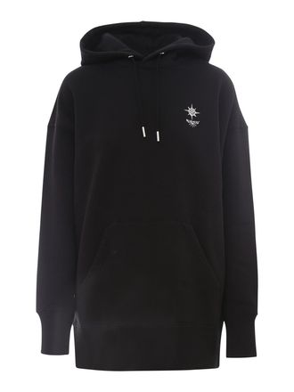 Givenchy Black printed cotton hoodie