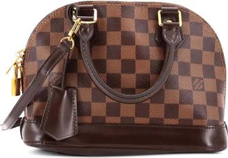 Louis Vuitton Alma Handbag Damier BB shoulder bag - Bruin