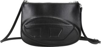 Diesel 1DR Twin Shoulder Bag - Dames - Schoudertassen - Zwart - ONE Size - Leer - Tassen