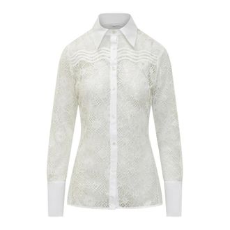 Pinko Shirts, female, White, Size: 2XS Coline Shirt