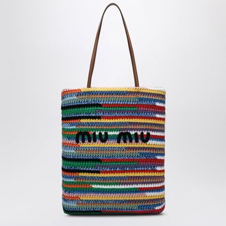 Miu Miu Crochet shopping bag