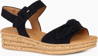 Gabor Womens Affection Womens Sandal - Black - Size: 2.5