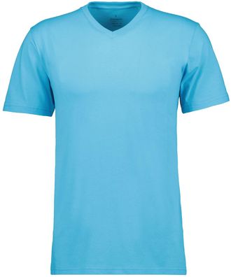 Ragman T-Shirt RAGMAN, Herren, Gr. 102, blau (lagune), Baumwolle, Shirts T-Shirt