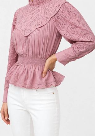 Sea New York Vienne Eyelet Top In Lilac