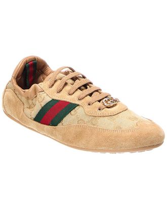 Gucci Gg Supreme Canvas & Leather Sneaker