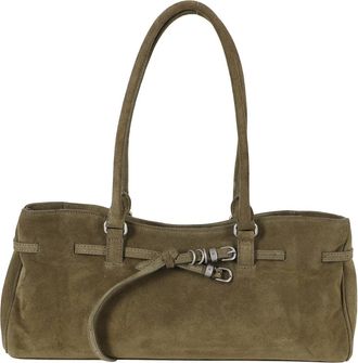 Marge Sherwood Soft Grandma Schoudertas - Dames - Schoudertassen - Groen - ONE Size - Su&egrave;de - Tassen
