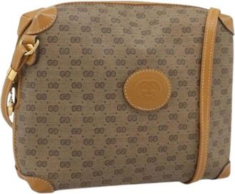 Gucci Borsa a tracolla piccola vintage Pre-owned GG - - Pre-owned - Donna - Marrone - ONE SIZE