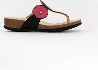 Think Womens Julia Sandal In Black/kombi