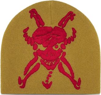 SUPREME x Ys muts met doodskop - Geel