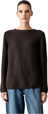 Marc O'Polo Regular Fit Pullover - Dames - Truien - Bruin - Maat: S Katoen