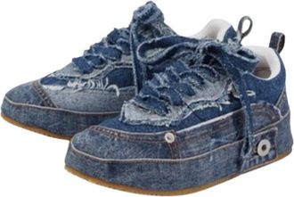 Loewe Deconstructed Denim Sneakers Size 40