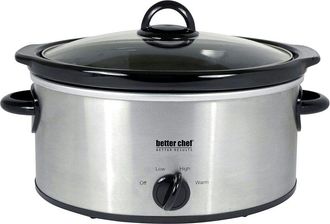 Better Chef 4-Quart Oval Slow Cooker