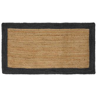 vidaXL Alfombras De &Aacute;rea Gris Oscuro 100 X 200 Cm Yute Vidaxl