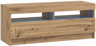 vidaXL Mueble De Tv Led Roble Artisan Madera De Ingenier&iacute;a Vidaxl