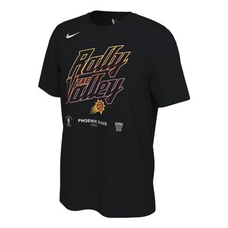Nike x NBA Phoenix Suns Rally The Valley 2023 Playoffs Mantra T-Shirt Black FZ7989-010
