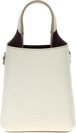 Tod's White Micro Tods Satchel Bag