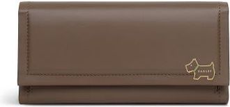 Radley London Heritage Lane Large Flapover Wallet in Coffee at Nordstrom