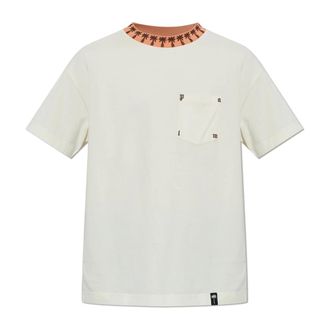 Palm Angels T-shirt con taschino - - Tops - Uomo - Bianco - S